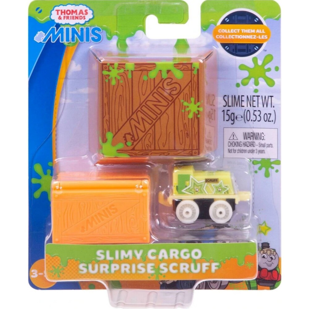Thomas & Friends Minis Slimy Cargo Surprise Scruff Train Engine Glow In The Dark